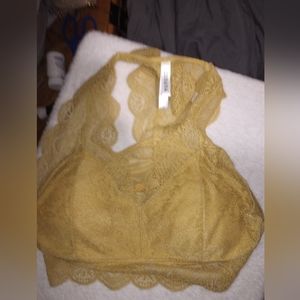 Yellow Bralette Size 1x Zenana Outfitters Brand NWOT